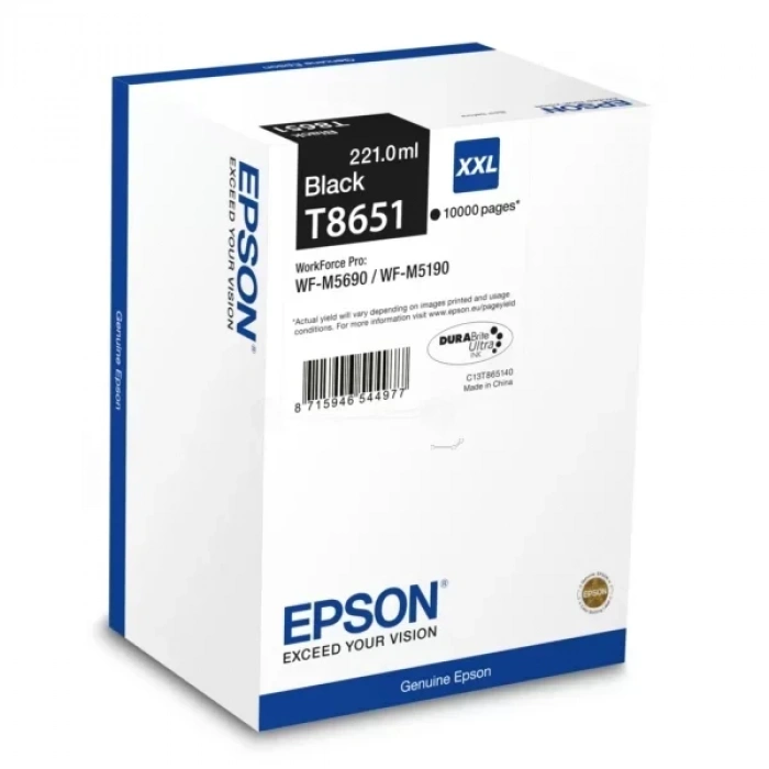 Epson C13t865140 Wf-m5690 Xxl Mono Cartrıdge,