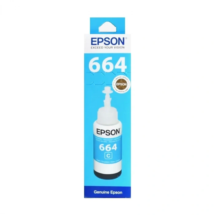 EPSON T664 C13T66424A MAVİ MÜREKKEP KARTUŞ 70ml (L100 L200 L300 L500 L1300)