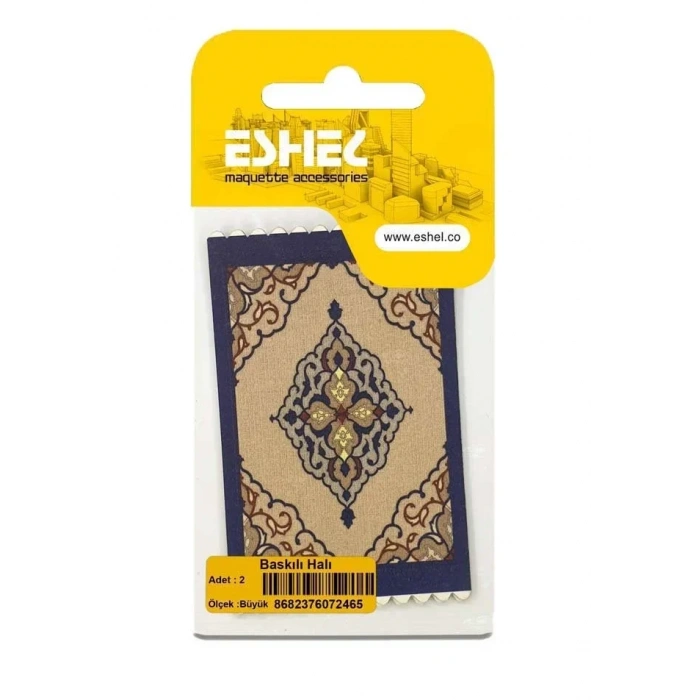 Eshel Maket Baskılı Halı Büyük