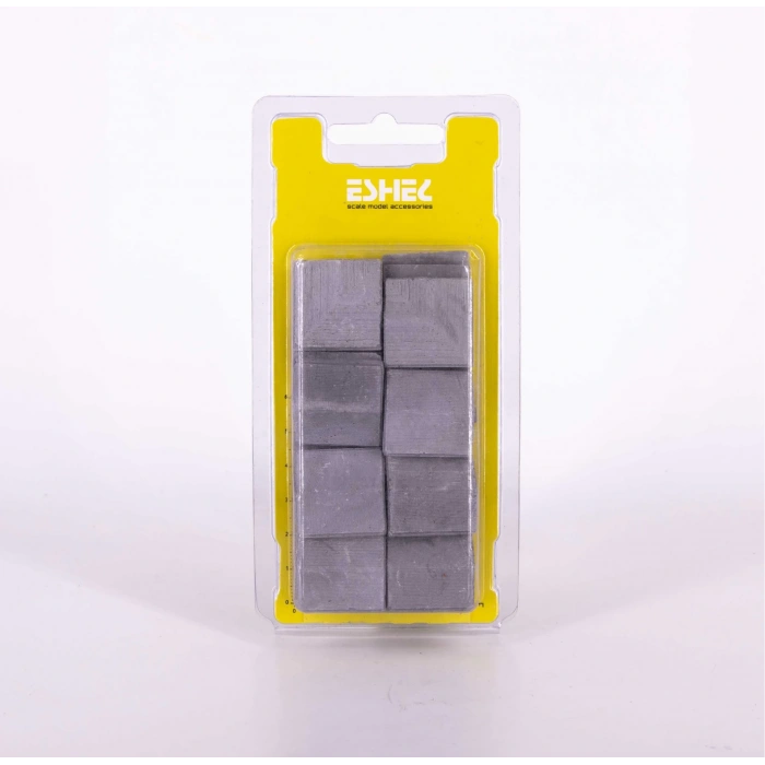 Eshel Maket Duvar Üstü ve Köşe Taşı Gri 1/12 2.5x1x1.2cm