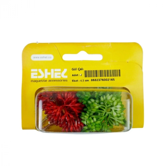 Eshel Maket Gül Çalı 4.5cm 2li
