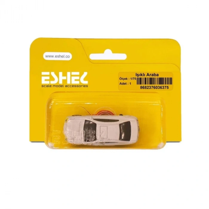 Eshel Maket Işıklı Araba 1/75