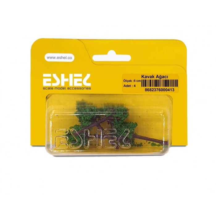 Eshel Maket Kavak Ağacı 5cm 4lü