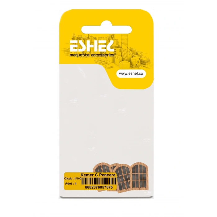 Eshel Maket Kemer C Pencere 1/100 4lü