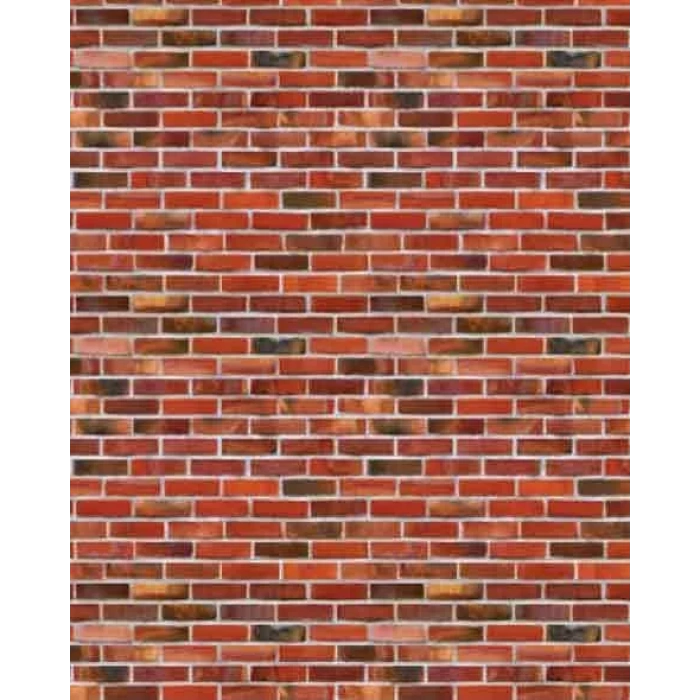 Eshel Maket Kırmızı Tuğla Desenli Karton Duvar 1/50 3lü
