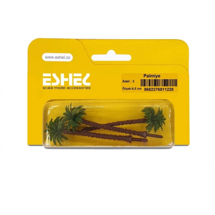 Eshel Maket Palmiye 6,5cm 3lü