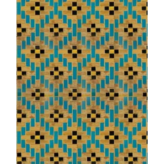 Eshel Maket Renkli Kiremit Desenli Karton Duvar 1/100 3lü