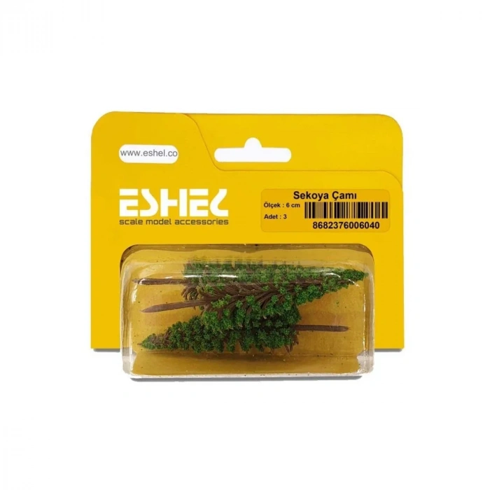 Eshel Maket Sekoya Çamı 6cm 3lü