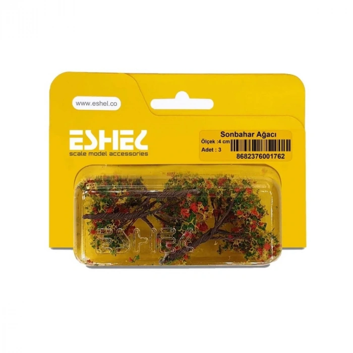 Eshel Maket Sonbahar Ağacı 4cm 3lü