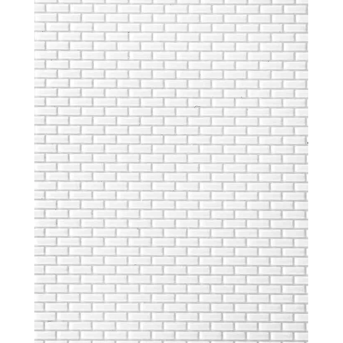 Eshel Maket Tuğla Desenli ABS Kabartmalı Duvar 1/50