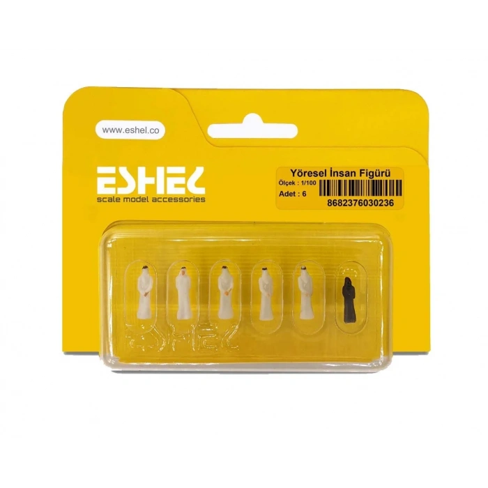 Eshel Maket Yöresel İnsan Figürü 1/100 6lı