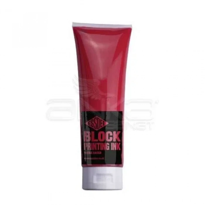 Essdee Block Printing İnk Su Bazlı Linol Mürekkebi Brilliant Red No:02 300ml