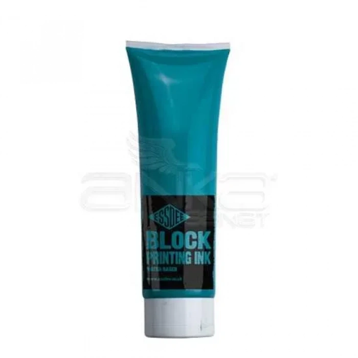 Essdee Block Printing İnk Su Bazlı Linol Mürekkebi Turquoise No:09 300ml