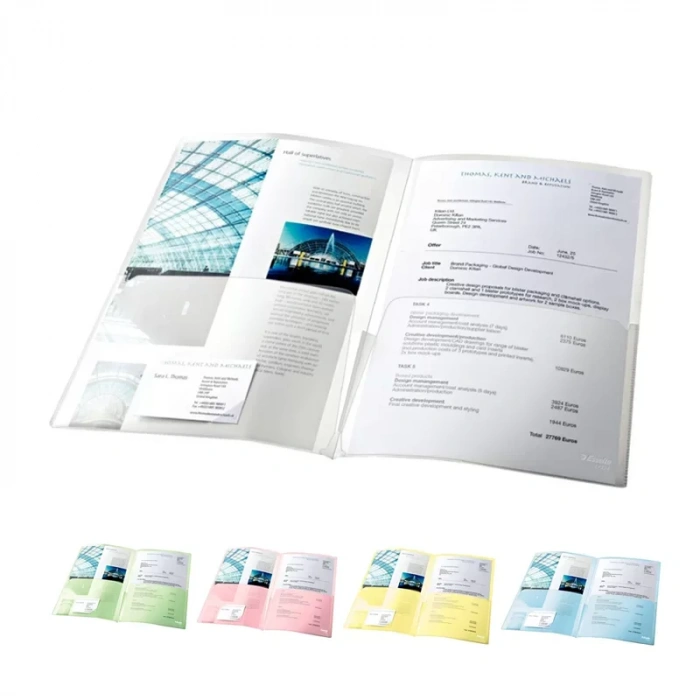 Esselte 17325 L Poşet Dosya A4 Asorti 2li