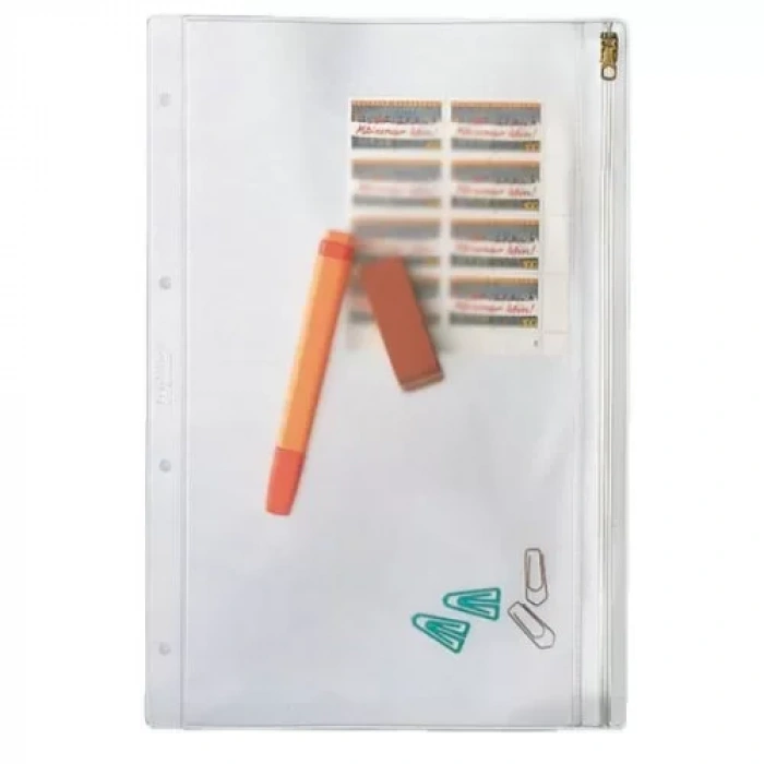 Esselte 4112 Fermuarlı A4 Poşet Dosya (5 Li Paket)