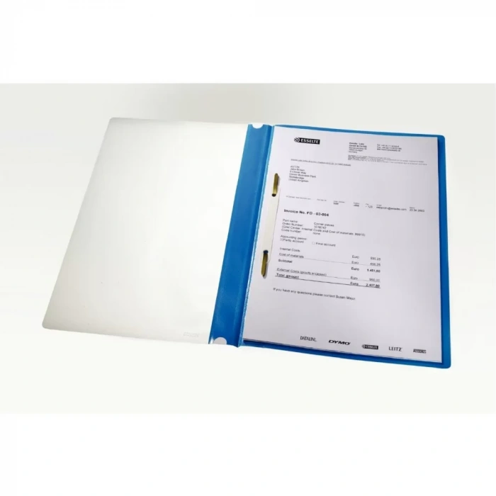 Esselte 4199 Kırmızı Plastik Telli Dosya (50 Li Paket)