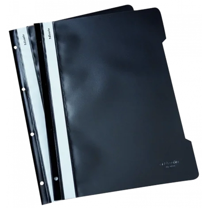Esselte 4199 Siyah Plastik Telli Dosya (50 Li Paket)