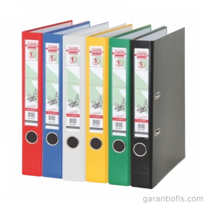 Esselte Manu 2035 Sarı Dar Plastik Klasör