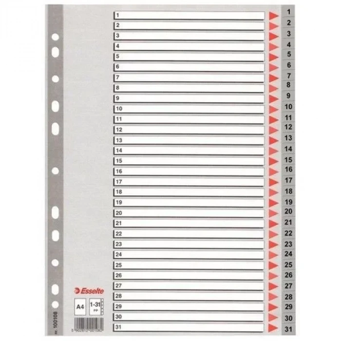 Esselte Seperatör 1-31 Rakamlı (ayraç)