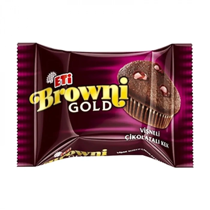 ETİ BROWNİ GOLD VİŞNELİ ÇİKOLATALI KEK 45gr