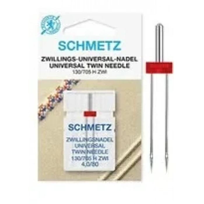 Ev Tipi Aile Dikiş Makinesi Çiftli Dikiş İğnesi / 130/705 H ZWI 4.0/80