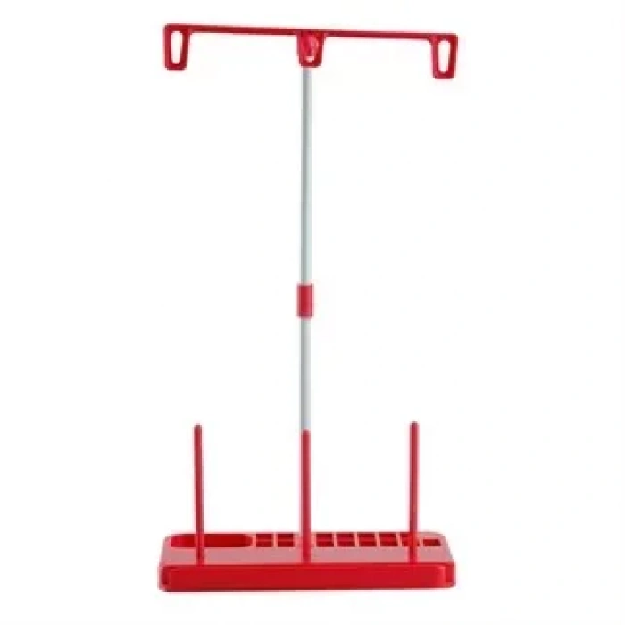 Ev Tipi Dikiş Makine Çardağı 3 İplikli Kırmızı