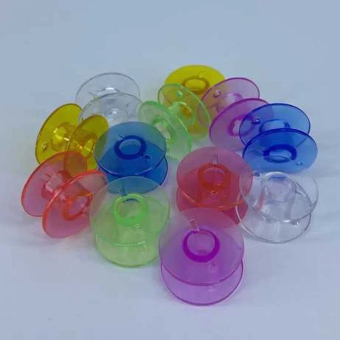 Ev Tipi Makine Plastik Renkli Masura (12 Adet)