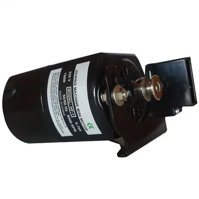 Ev Tipi Overlok, Masaüstü Baskı Makina Motoru - 150w - Ters Dönüş