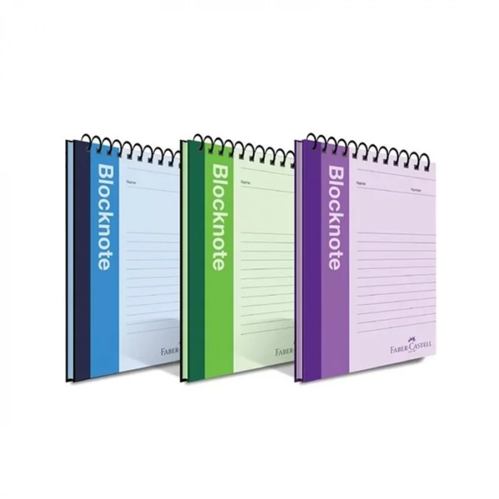 Faber A4 80 Yp Kareli Bloknot Canlı Renk 5075000411