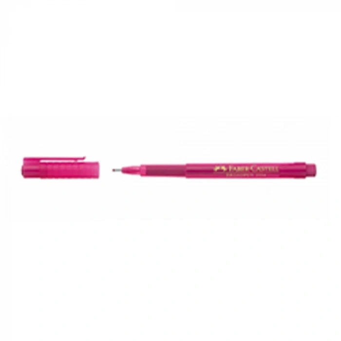 Faber Castell 1554 Broadpen Keçeli Kalem İnce Uç 0.8 Mm Pembe