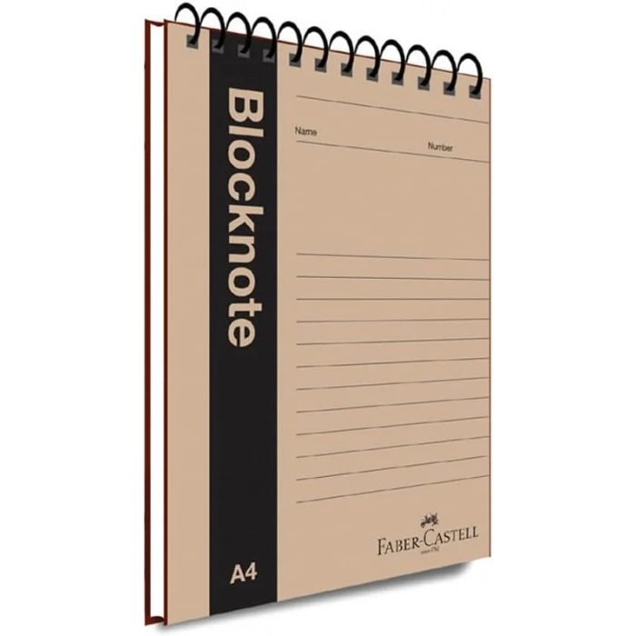 FABER-CASTELL  BLOKNOT KRAFT A5 ÇİZGİLİ 80 YAPRAK (000474)