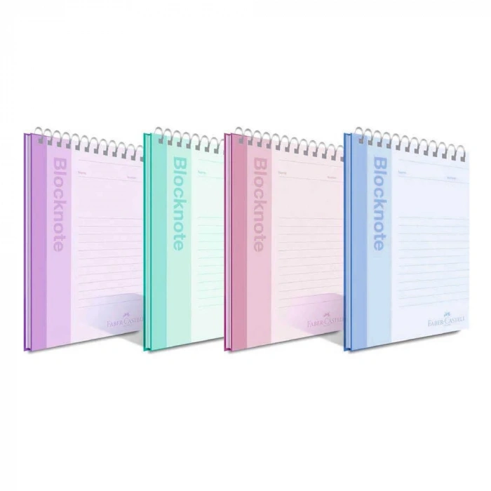 Faber-castell Bloknot Pastel Renk A4 80 Yaprak Çizgili