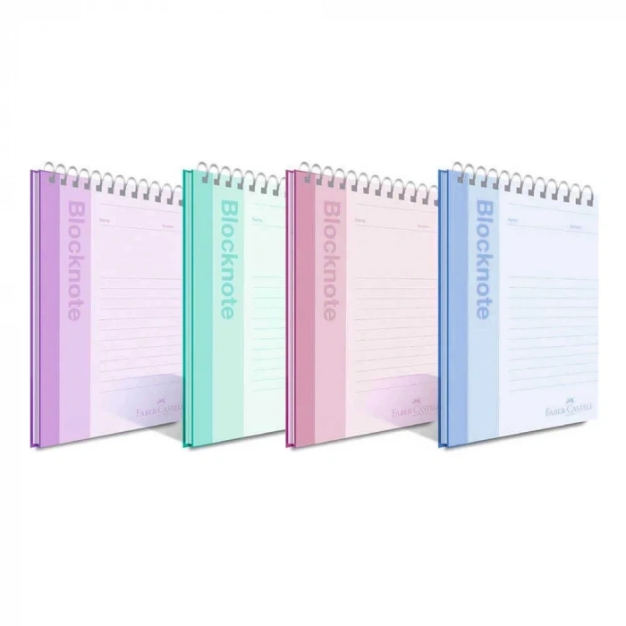 Faber-castell Bloknot Pastel Renk A4 80 Yaprak Çizgili