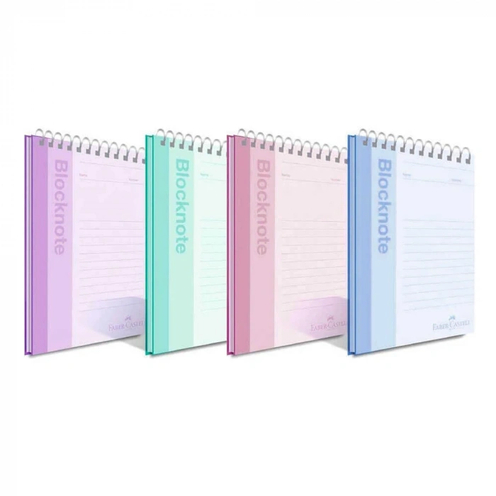 Faber-castell Bloknot Pastel Renk A5 80 Yaprak Çizgili