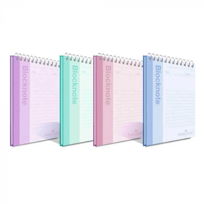 Faber-castell Bloknot Pastel Renk A5 80 Yaprak Çizgili