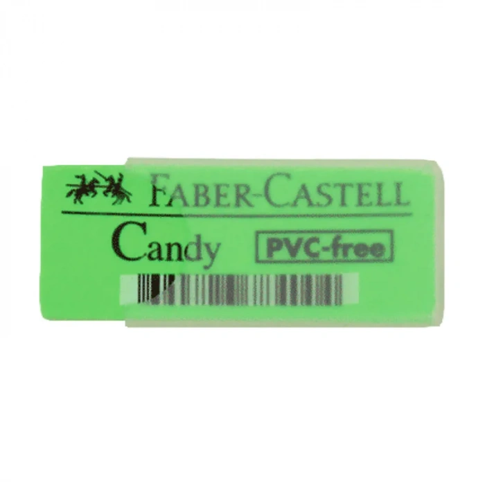 FABER-CASTELL CANDY PLASTİK KILIFLI RENKLİ SİLGİ (784000)