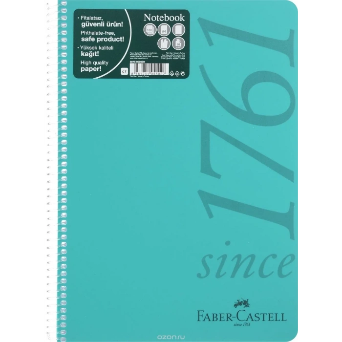 Faber Castell Defter Pp Kapak Since 1761 A4 100 Yaprak Çizgili