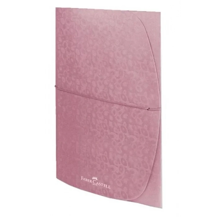 FABER-CASTELL DESENLİ EVRAK DOSYASI METALİK PEMBE (190101)