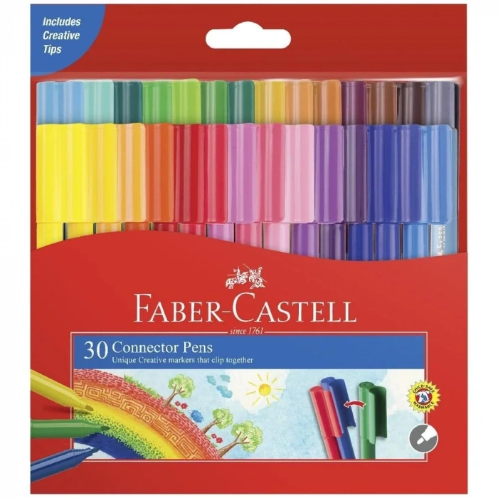 Faber Castell Eğlenceli Keçeli Kalem Seti 30 Renk