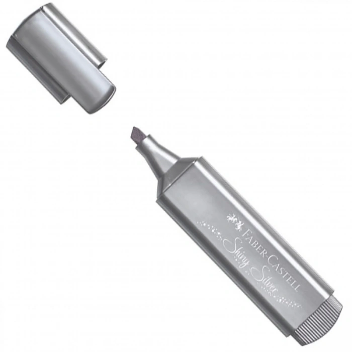 Faber Castell Fosforlu Kalem 46 Metalik Gümüş 5030154661