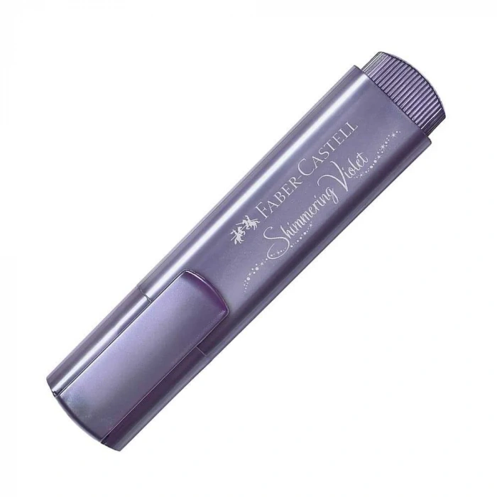 Faber-Castell Fosforlu Kalem 46 Metalik Mor