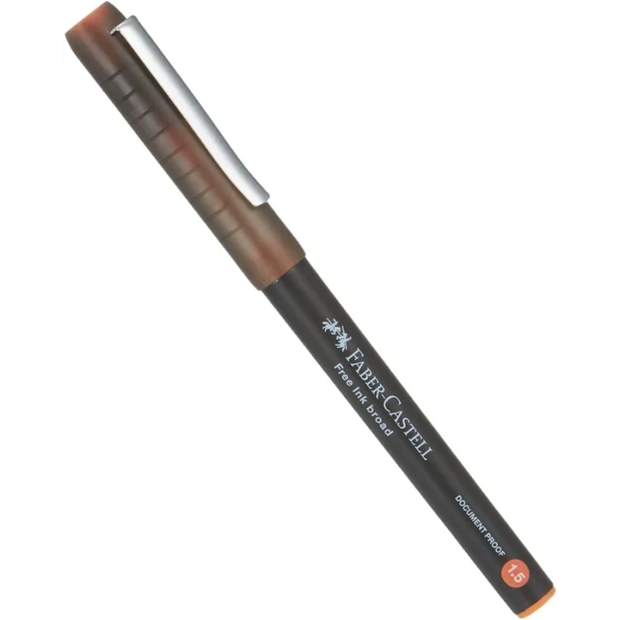 FABER-CASTELL FREE İNK BROAD ROLLER KALEM 1.5 TURUNCU (348315)