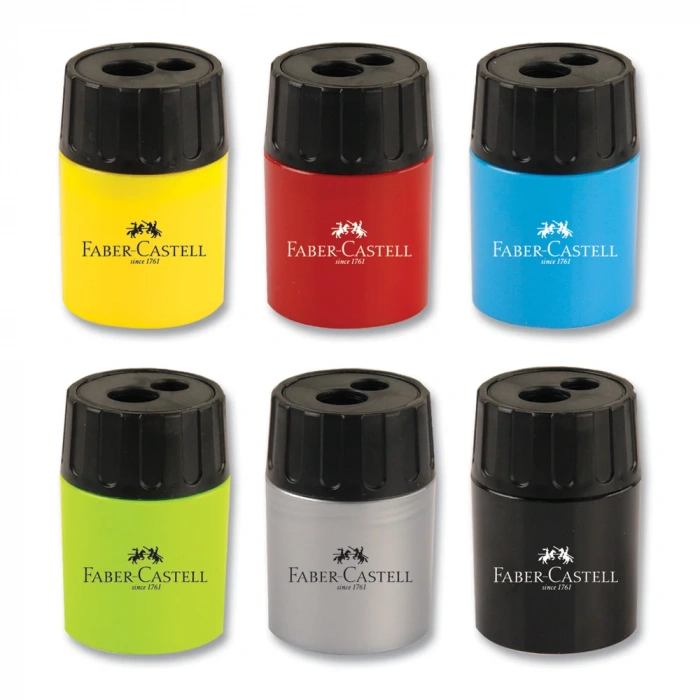 Faber Castell Geniş Hazneli Çiftli Kalemtıraş 438000