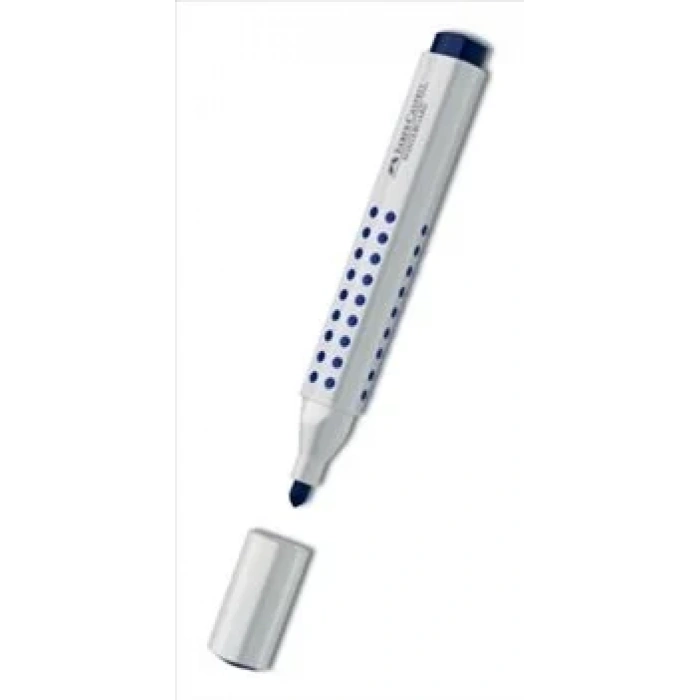 Faber-castell Grip Beyaz Tahta Kalemi Yuvarlak Uç Mavi (501583)