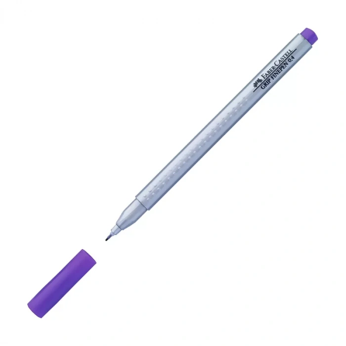 Faber-castell Grip Finepen 0.4mm Keçe Uç Mor (151634)