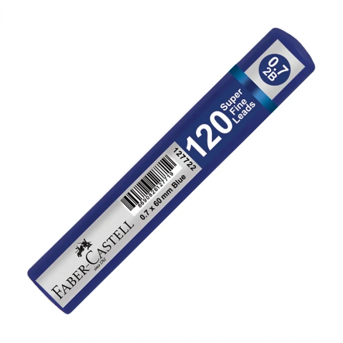 FABER-CASTELL GRİP KALEM UCU 0.7 2B 60mm MAVİ (127722)