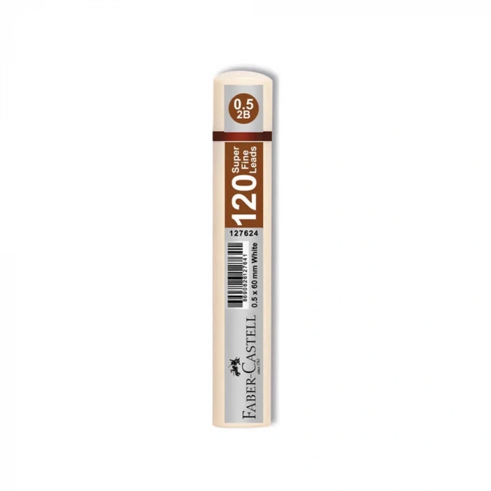 Faber Castell Grip Min 0.5 mm 2B 60 mm 120li Tüp Beyaz