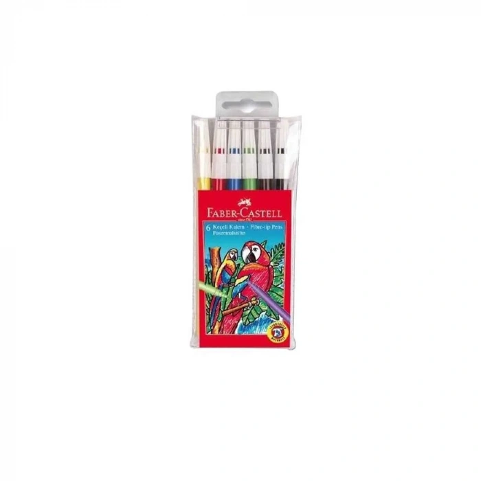 Faber Castell Keçeli Kalem Yıkanabilir 6 Renk 5067155106