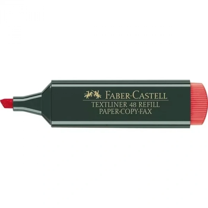 Faber Castell Kırmızı Fosforlu Kalem (5 Li Avantajlı Paket)