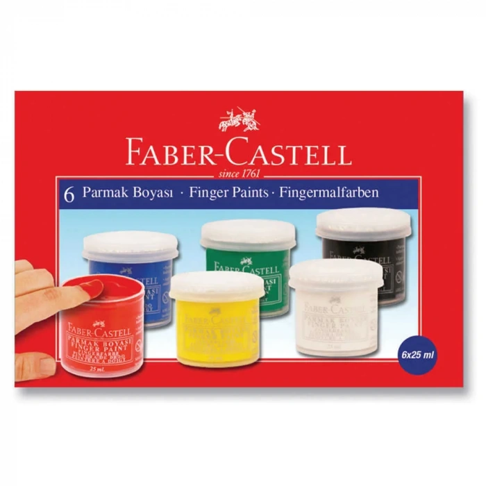 Faber Castell Parmak Boyası 25 Ml X 6lı